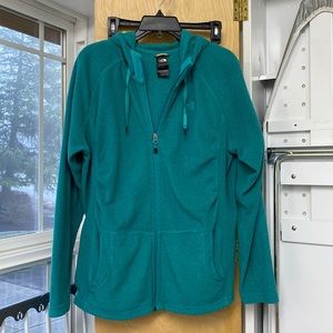 Light weight hooded fleece jacket